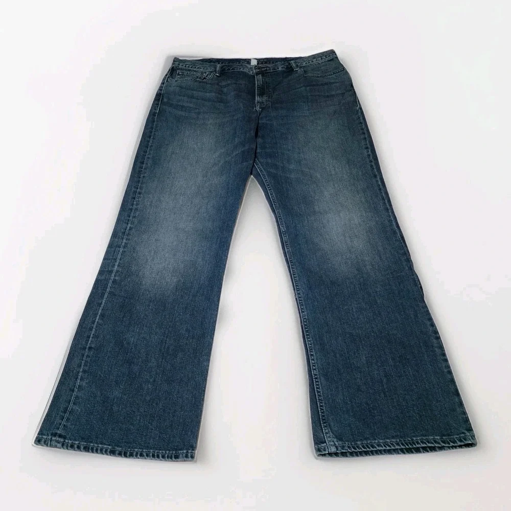 Banana Republic Traveler Mens 40x34‎ Straight Fit Denim Jeans Blue